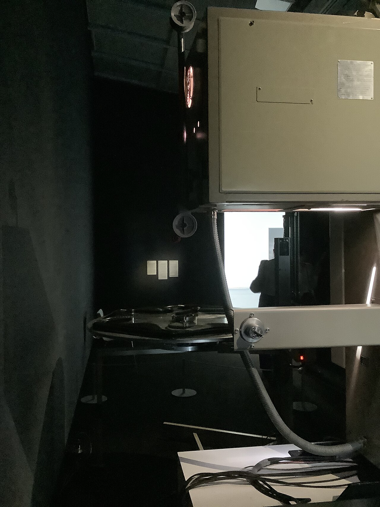A film projector and reel